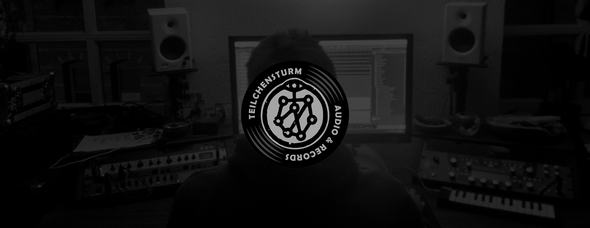 Robert mixing a record